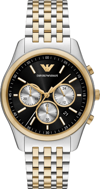 Men's Chronograph Two-Tone Stainless Steel Watch, 41mm