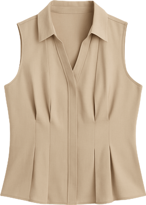 Woman's Collared Button-Front Top, Macy's Exclusive
