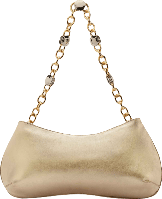 Luna Small Leather Baguette