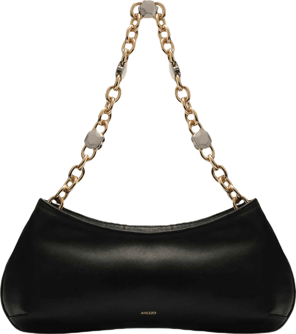 Luna Small Leather Baguette