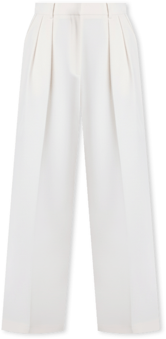Women's Luxe Twill High Rise Wide Leg Pants