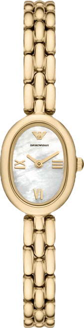 Women's Two-Hand Gold-Tone Stainless Steel Watch, 24mm