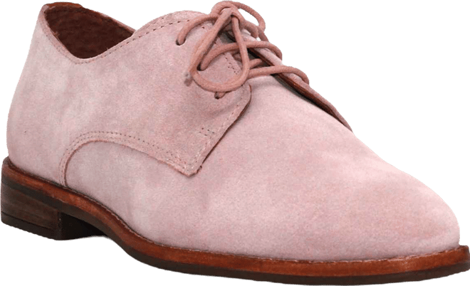 Women's Aronson Almond Toe Suede Lace-Up Oxford Shoes