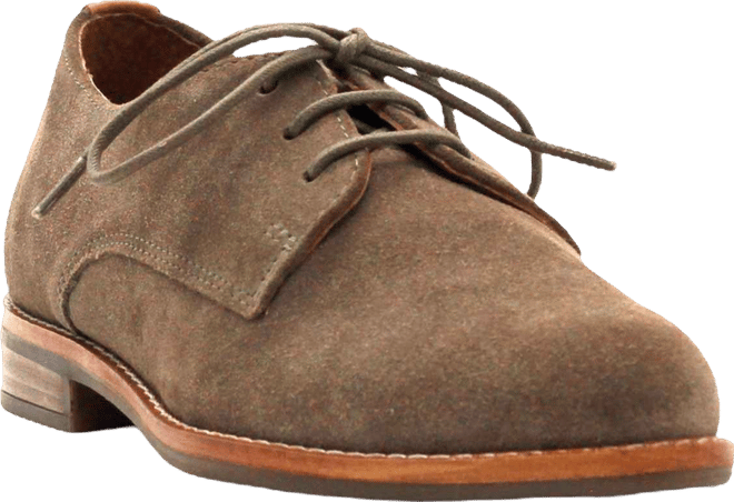 Women's Aronson Almond Toe Suede Lace-Up Oxford Shoes