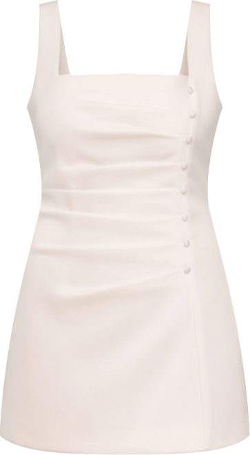 Women's Bonnie Square Neck Satin Mini Dress