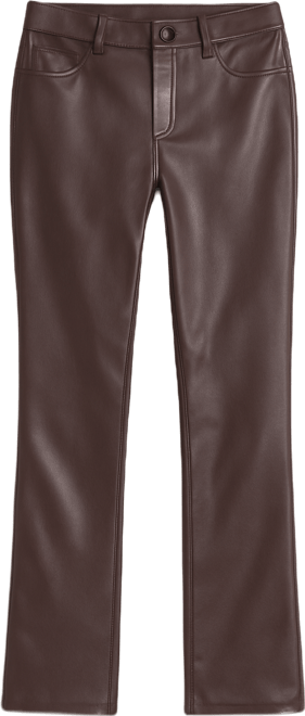 Women's Faux Leather Marilyn Straight Pants