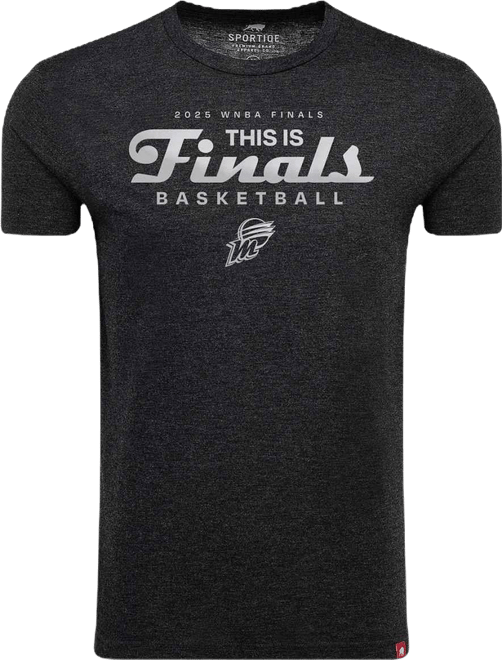Men's and Women's Black Phoenix Mercury 2025 Wnba Finals Tri-Blend T-Shirt