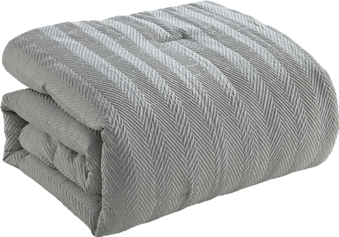 Herringbone Tonal 3-Pc. Comforter Set, Full/Queen