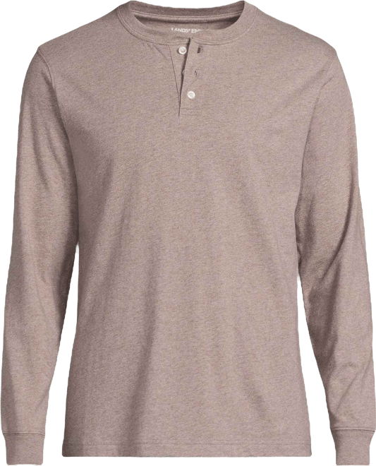Men's Tall Super-t Long Sleeve Henley Shirt