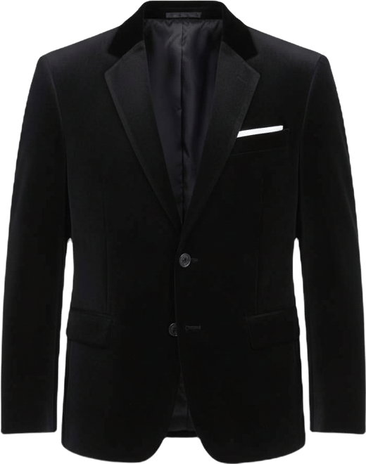 Hugo by  Men's Slim-Fit Solid Velvet Sport Coat