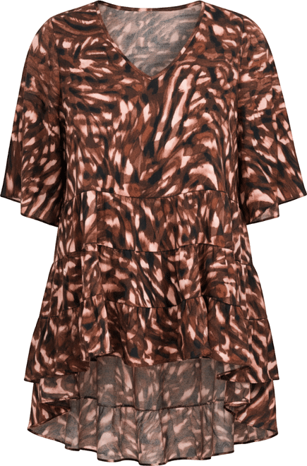 Women's Plus Size Aly Tiered Top