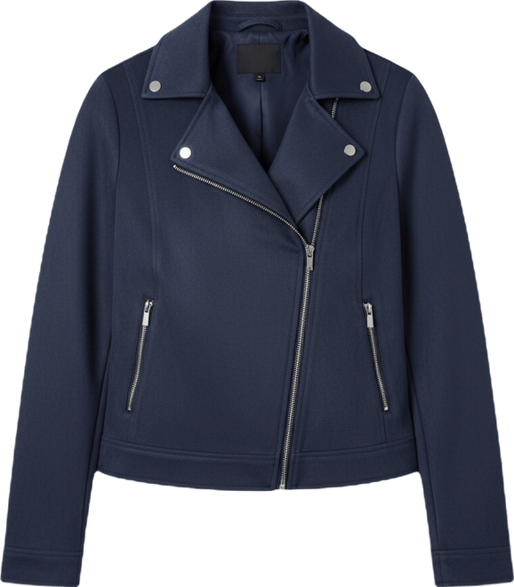 Women's Notch Collar Moto Jacket