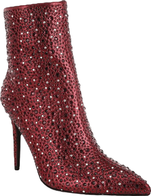 Lobelia Rhinestones Embellished Stiletto Boots