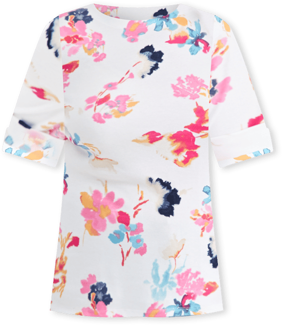 Plus Size Boat-Neck Cuffed-Sleeve Top, Macy's Exclusive