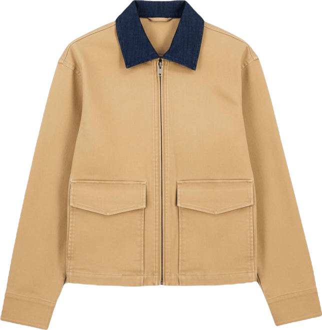 Women's Spread-Collar Zip-Front Jacket