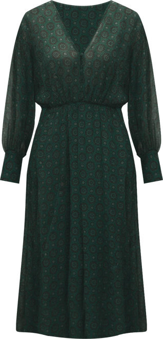 Women's Foulard Printed Dress