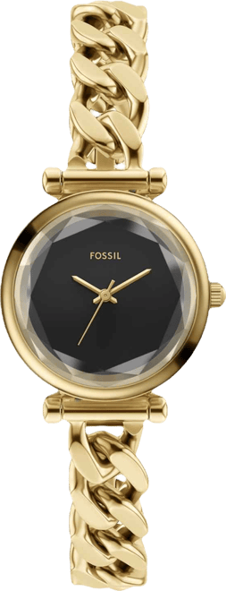 Women's Carlie Three-Hand Gold-Tone Stainless Steel Watch, 28mm