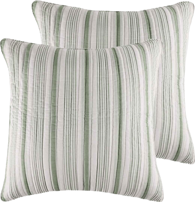Camden Stripe 2-Pc. Sham Set, European