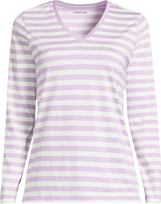 Women's Supima Cotton Long Sleeve V-Neck T-Shirt