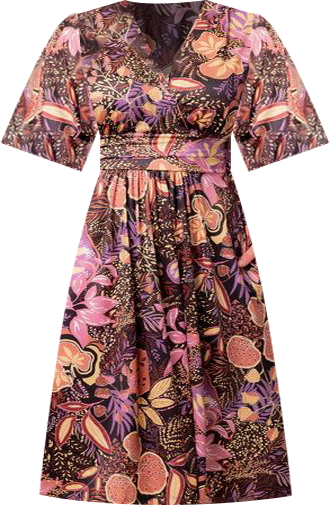 Women's Plus Size Gia A-Line Midi Dress with Pockets