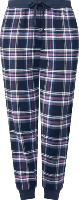 Plus Size Plaid Flannel Sleep Pants