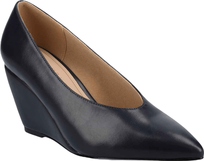 Women's Danika Almond Toe Wedge Pumps