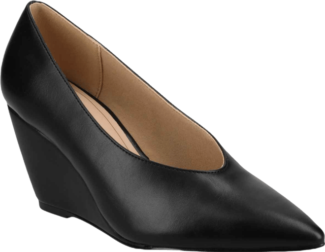 Women's Danika Almond Toe Wedge Pumps