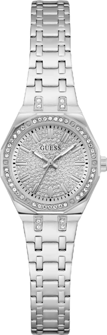 Women's Silver Tone Analog Watch, 25mm