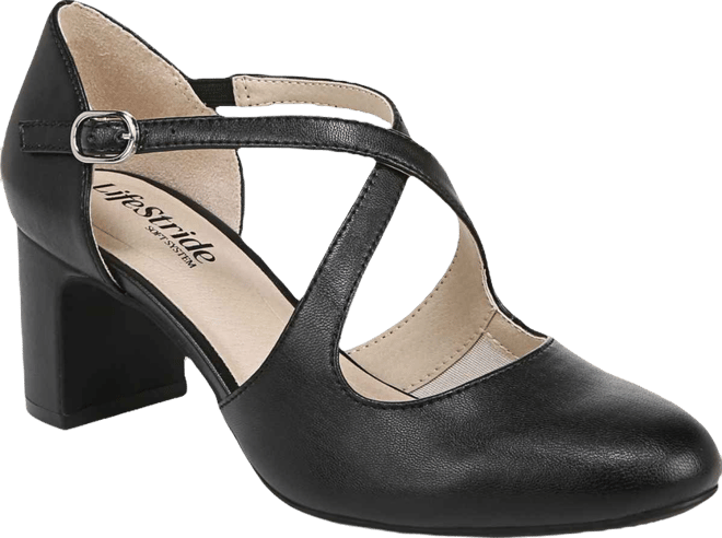 Women's Tracy Crisscross Block Heel Pumps