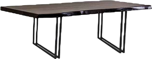 s Manzanita Solid Sheesham Wood Coffee Table, Gray