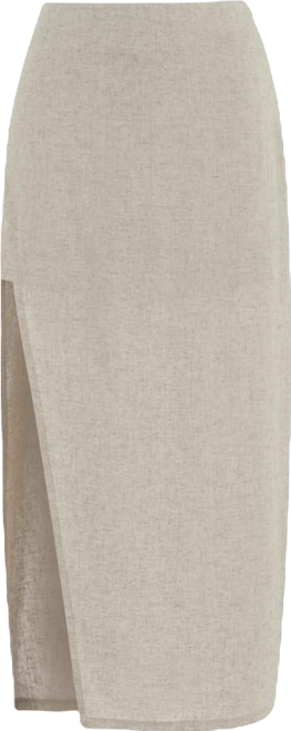 Women's Pencil Skirt with Slit