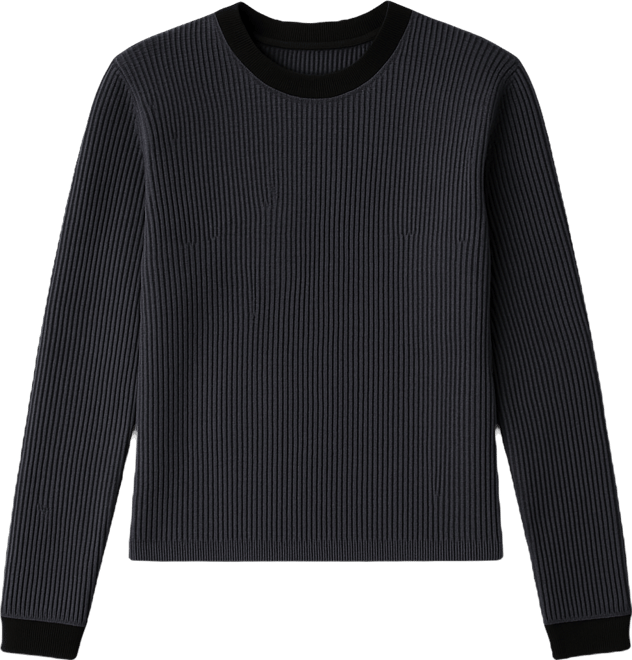 Women's Long-Sleeve Waffle Knit T-Shirt