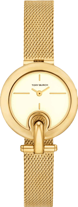 Women's The Pierced Small Quartz Two-Hand Gold Stainless Steel, 30mm