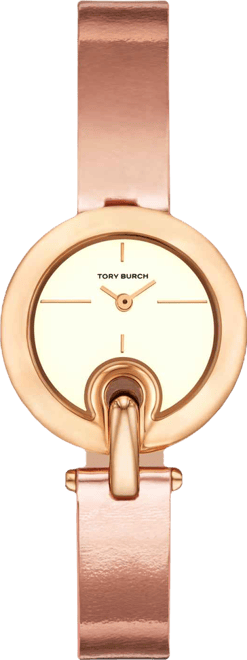 Women's The Pierced Small Quartz Two-Hand Rose Gold Leather, 30mm