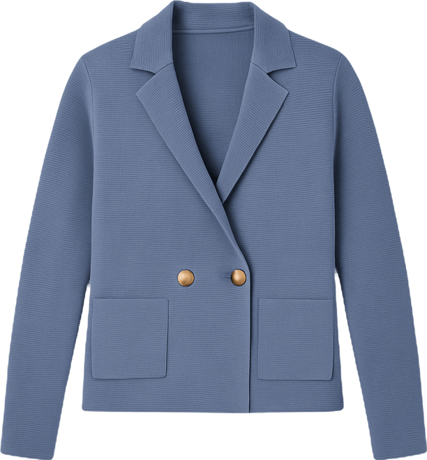 Women's Long Sleeve Sweater Blazer