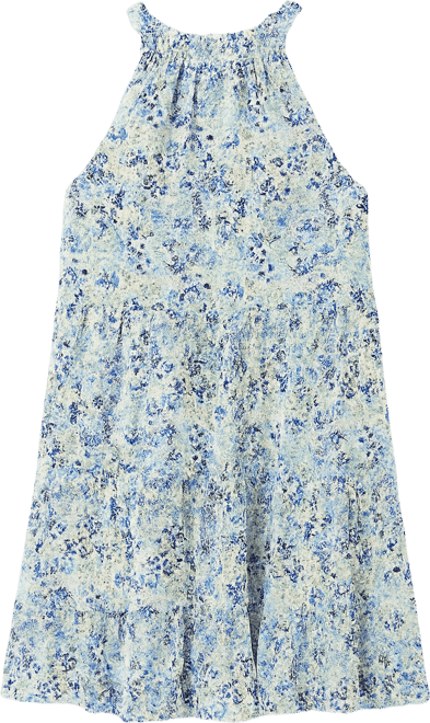 Women's Tiered Halter Dress