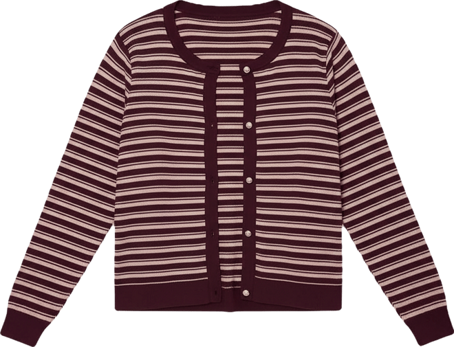 Women's Plus Size Long sleeve Ribbed Cardigan