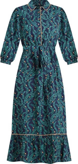 Women's Skye 3/4 Sleeve Shirt Midi Dress