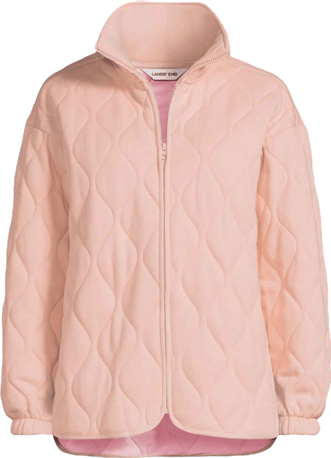 Plus Size RainDefense Serious Sweats Quilted Full Zip Jacket