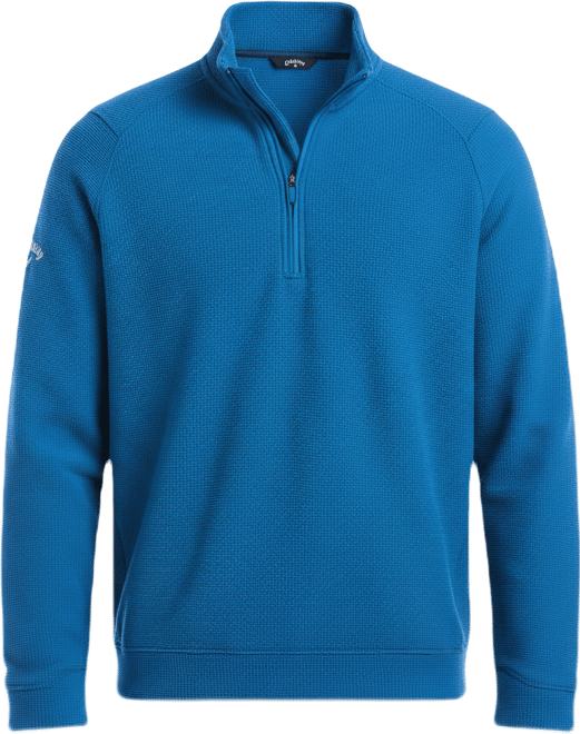 Free Shipping - Callaway Waffle Quarter Zip Golf Pullover - Carl's