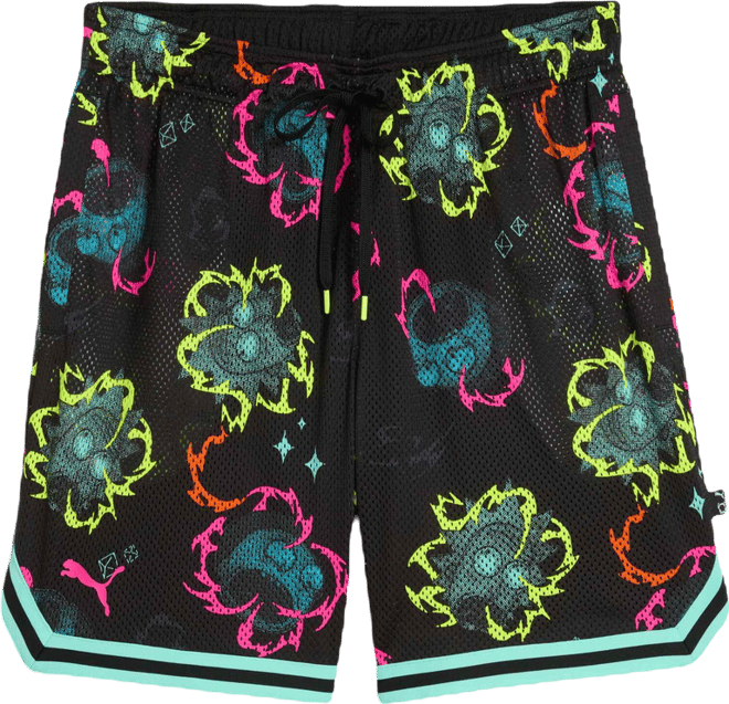 PUMA x RICK AND MORTY Men's 5.5" Basketball Shorts