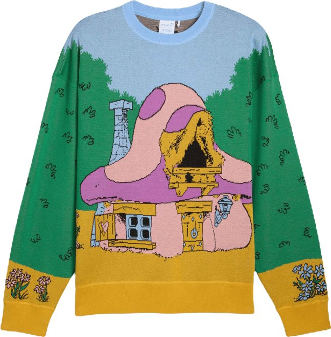 FENTY x PUMA x SMURFS Oversized Knit Sweater