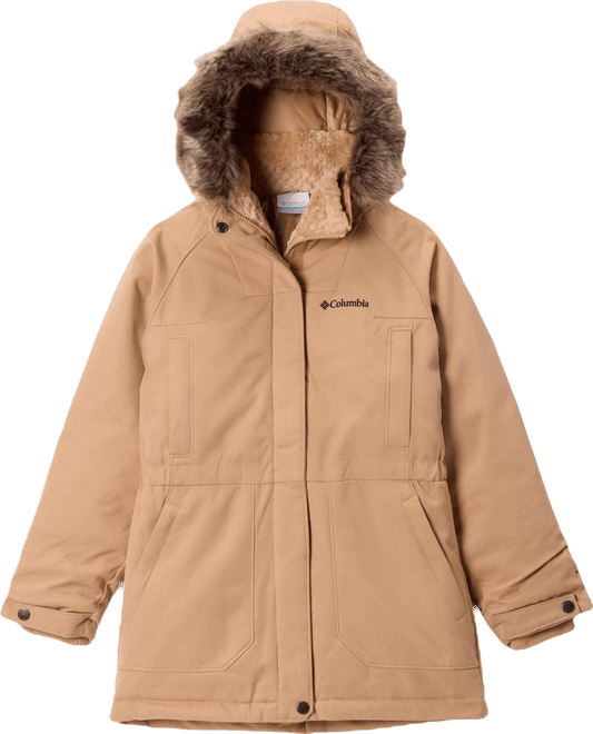 美品columbia down parka brown pink archive Girls' Boundary Bay Down Parka | Columbia