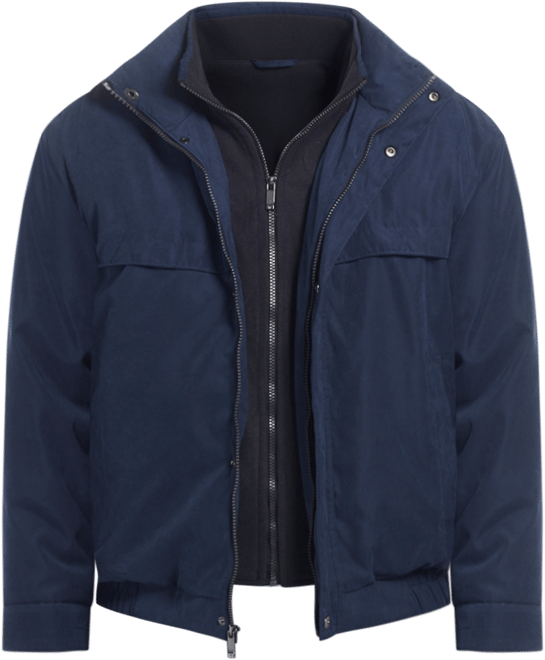 Men's Microfiber Poly Filled Bomber Jacket