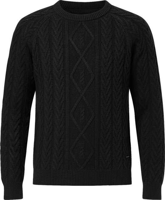 Men's Walder Solid Cable Knit Sweater