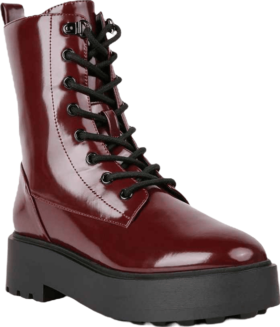 Molsh Faux Leather Ankle Biker Boots Women