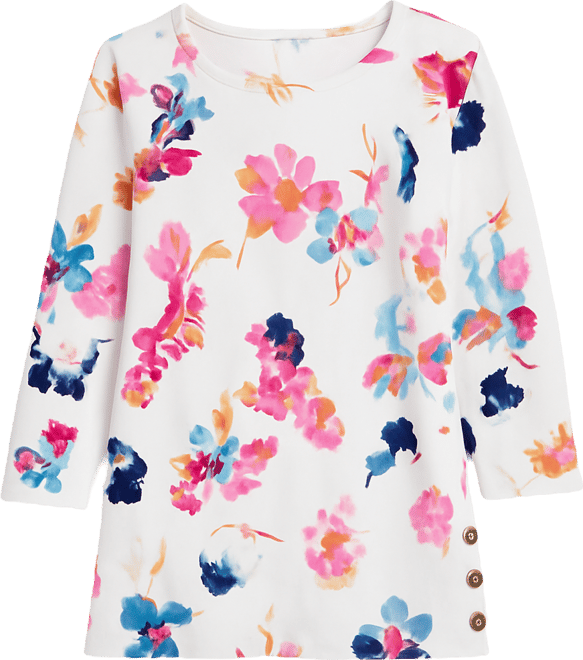 Women's Printed Button-Trim Tunic Top, Macy's Exclusive