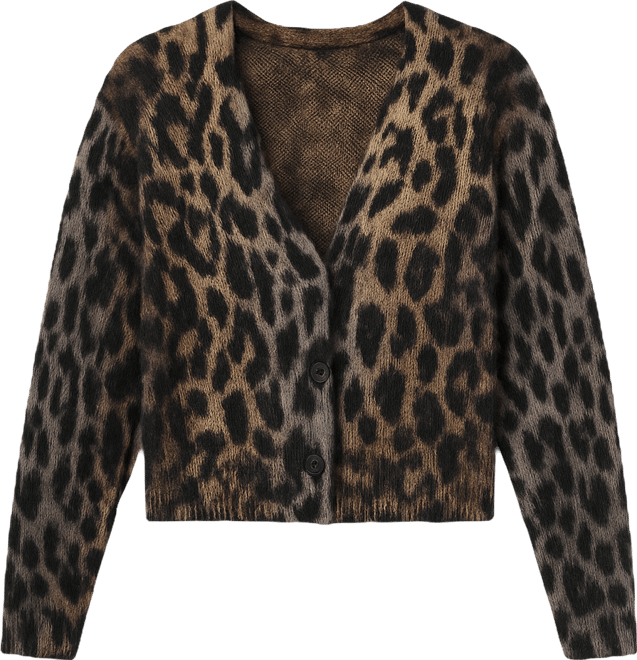 Women's Animal-Print Cardigan, Macy's Exclusive