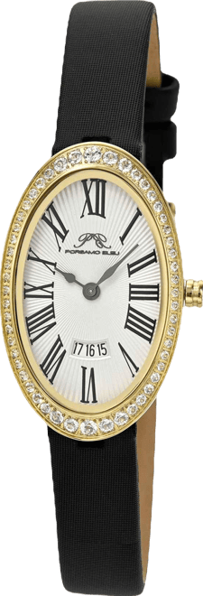 Women's Topaz Eloise Genuine Leather Band Watch 1351BELL