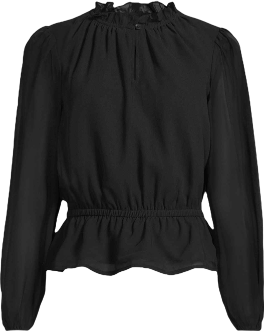 Women's Chiffon Peplum Top